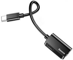  Baseus L45 USB Type-C - USB Type-C + 3.5  (M/F+F), 0.1 ,  (CATL45-01) -  2