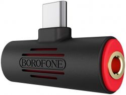 Borofone BV8 USB Type-C - USB Type-C + 3.5  (M/F+F),  (BV8B) -  2