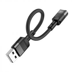  Hoco U107 USB - USB Type-C V 2.0 (M/F), 0.1 ,  (U107U2CB) -  2