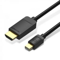  Vention MiniDisplayPort-HDMI, v1.4, 2 m, Black (HABBH) -  1