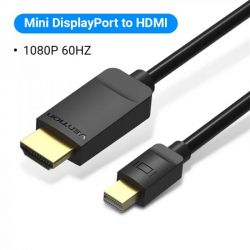  Vention MiniDisplayPort-HDMI, v1.4, 2 m, Black (HABBH) -  2