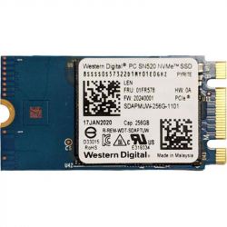  SSD  256GB WD PC SN520 M.2 2242 PCIe 3.0 x2 NVMe TLC (SDAPMUW-256G) -  1
