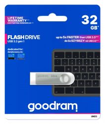- USB3.2 32GB Goodram UNO3 (UNO3-0320S0R11) -  3