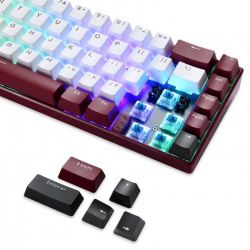 Клавіатура бездротова Motospeed BK67 Longhua Blue Red (mtbk67rmb) - Картинка 4