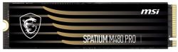  SSD 4TB MSI Spatium M480 Pro M.2 2280 PCIe 4.0 x4 NVMe 3D NAND TLC (S78-440R050-P83) -  1