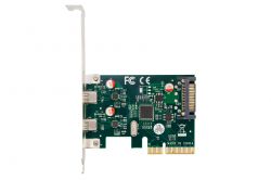   Frime PCI-E to USB3.1 TYPE-C (2 ) ASM1142 (ECF-PCIEtoUSB010.LP) -  1