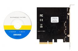   Frime PCI-E to USB3.2 Gen2 TYPE-A+C (3+2 ) ASM3142+VL820 (ECF-PCIEtoUSB012) -  2