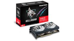  AMD Radeon RX 7600 XT 16GB GDDR6 Hellhound OC PowerColor (RX 7600 XT 16G-L/OC) -  1