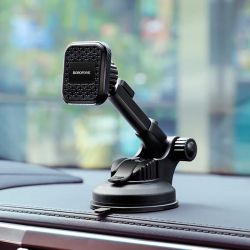Тримач автомобільний Borofone BH21 Vanda Magnetic Black (BH21) - Картинка 6