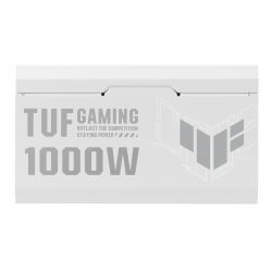   Asus TUF-GAMING-1000G-WHITE PCIE5 1000W Gold (90YE00S5-B0NA00) -  2