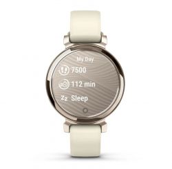 - Garmin Lily 2 Cream Gold with Coconut Silicone Band (010-02839-20) -  5