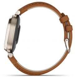 - Garmin Lily 2 Cream Gold with Tan Leather Band (010-02839-60) -  8