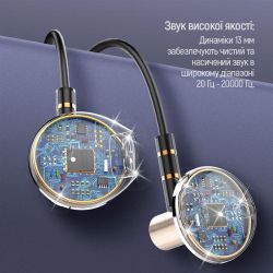 �������� �olorWay Slim 3.5 mm Wired Earphone Blast 2 Black (CW-WD02BK) - �������� 8