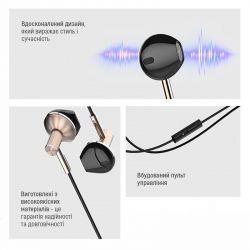 �������� �olorWay Slim 3.5 mm Wired Earphone Blast 2 Black (CW-WD02BK) - �������� 13
