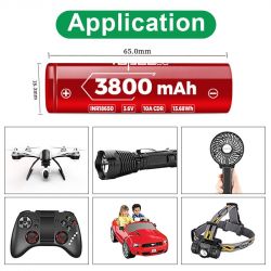 ���������� Vapcell F38 18650 Li-Ion 3800mAh 1�� - �������� 3