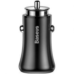   - USB Baseus Gentleman 4.8A Dual-USB Black CCALL-GB01 -  1