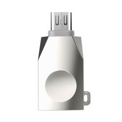  Hoco UA10 USB V 3.0 - micro USB (F/M), Silver (UA10S)