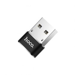  Hoco UA6 USB Type-C - USB (F/M), Black (UA6B)
