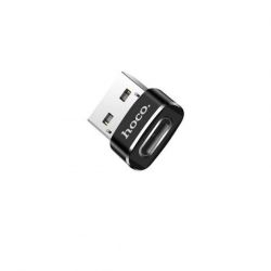  Hoco UA6 USB Type-C - USB (F/M), Black (UA6B) -  2