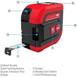 Лазерная рулетка Noyafa NF-2240, 40 м - Картинка 3