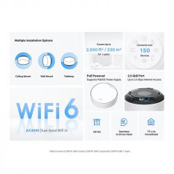WiFi Mesh  TP-Link Deco X50-PoE(1-pack) -  3