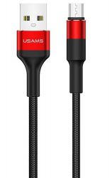  Usams US-SJ224 USB - micro USB, 1.2 , Red (SJ224USB02)