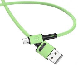  Usams US-SJ435 USB - Micro USB, 1 , Green (SJ435USB02) -  1