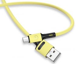  Usams US-SJ435 USB - Micro USB, 1 , Yellow (SJ435USB03) -  1