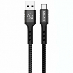  Usams US-SJ289 USB - USB Type-C, 1.2 , Black (SJ289USB01) -  1
