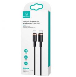 Кабель Usams US-SJ484 USB Type-C - Lightning, 1.2 м, Black (SJ484USB01) - Картинка 2