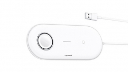    Usams US-CD119 2in1 Wireless Charger 10W White (CD119WH01)