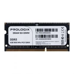   SO-DIMM DDR3 4GB/1600 Prologix (PRO4GB1600D3S) -  3