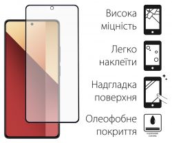 �������� ������ Dengos ��� Xiaomi Redmi Note 13 Pro 4G Black Full Glue (DG-TG2P-16) 2�� - �������� 2