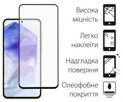 Чохол-накладка Dengos для Samsung Galaxy A55 SM-A556 Black (DG-KM-57) + захисне скло - Картинка 3