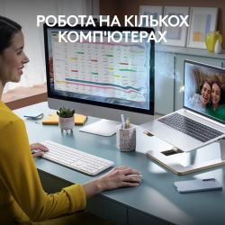Комплект (клавиатура, мышь) беспроводной Logitech Signature Slim Combo MK950 OffWhite (920-012491) - Картинка 3
