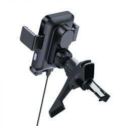 Бездротовий зарядний пристрій СolorWay AutoSense Car Wireless Charger 2 (Dashboard+Air Vent) 15W (CW-CHAW040Q-BK) - Картинка 4