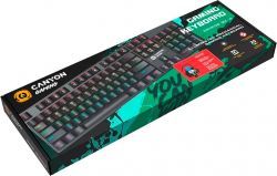 Клавиатура Canyon Deimos GK-4 Rainbow LED ENG/UKR USB Black (CND-SKB4-US) - Картинка 3