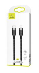 Кабель Usams US-SJ350 USB Type-C - Lightning, 1.2 м, Black (SJ350USB01) - Картинка 2