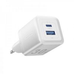 ������� �������� ���������� Vention GaN III PD 30W QC3.0 3A White (FEQW0-EU)