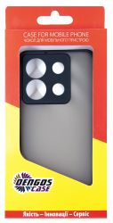 Чохол-накладка Dengos Matt для Xiaomi Redmi Note 13 Pro 5G Black (DG-TPU-MATT-142) - Картинка 5