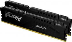Модуль памяти DDR5 2x16GB/6000 Kingston Fury Beast Black (KF560C36BBE2K2-32) - Картинка 2