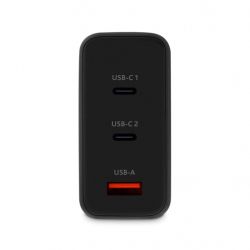 ������� �������� ���������� Ttec SmartCharger Trio GAN 2�USB-C/USB-A /120�� Black (2SCG04S) - �������� 3