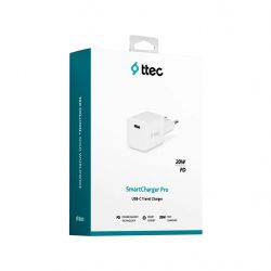 ������� �������� ���������� Ttec SmartCharger USB-C /20�� White (2SCP01B) - �������� 5