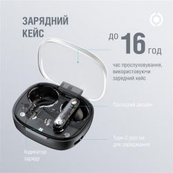 Наушники Piko TWS-SimpleMe Black (1283126583438) - Картинка 3