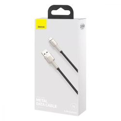 ������ Baseus Cafule Metal USB-Lightning, 2.4A, 1� White (6953156202252) - �������� 2
