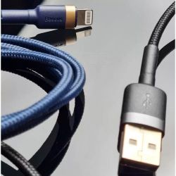 ������ Baseus Cafule USB-Lightning, 2.4A, 1� Black (6953156274976) - �������� 2