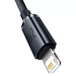 Кабель Baseus Crystal Shine USB-Lightning, 2.4A, 1.2м Blue (6932172602697) - Картинка 4