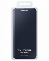 �����-������ Samsung Wallet Cover ��� Samsung Galaxy A70 SM-A705/Galaxy A70s SM-A707 Black (EF-WA705PBEGRU) - �������� 5