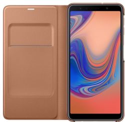 �����-������ Samsung Wallet Cover ��� Samsung Galaxy A7 2018 SM-A750 Gold (EF-WA750PFEGRU) - �������� 3