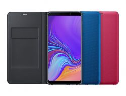 �����-������ Samsung Wallet Cover ��� Samsung Galaxy A9 2018 SM-A920 Black (EF-WA920PBEGRU) - �������� 6